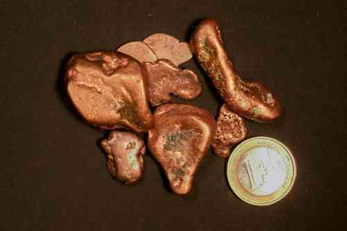 Kupfer klein (2 - 4 g)